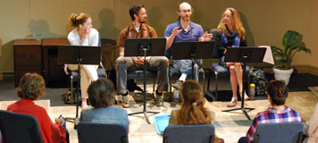 Workshop with actors